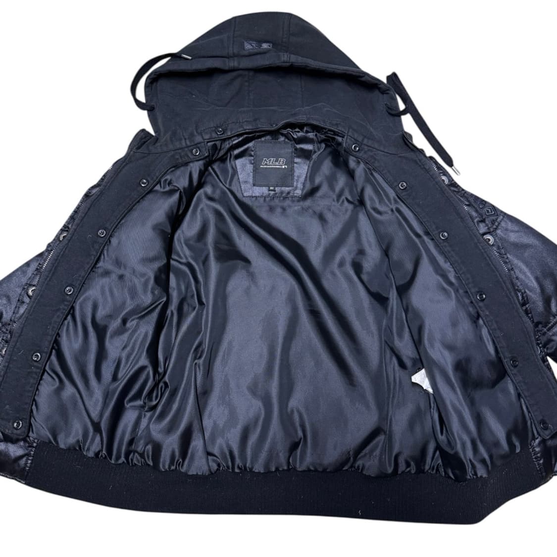 MLB 화이트삭스 후드 숏패딩 점퍼 블랙 상품이미지3