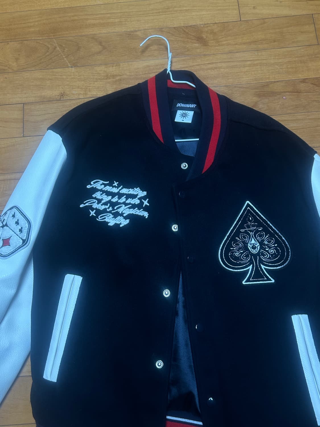 [새상품/M] 도미넌트 로얄 플러시 바시티 자켓 (사이즈 미스 방출) 상품이미지2