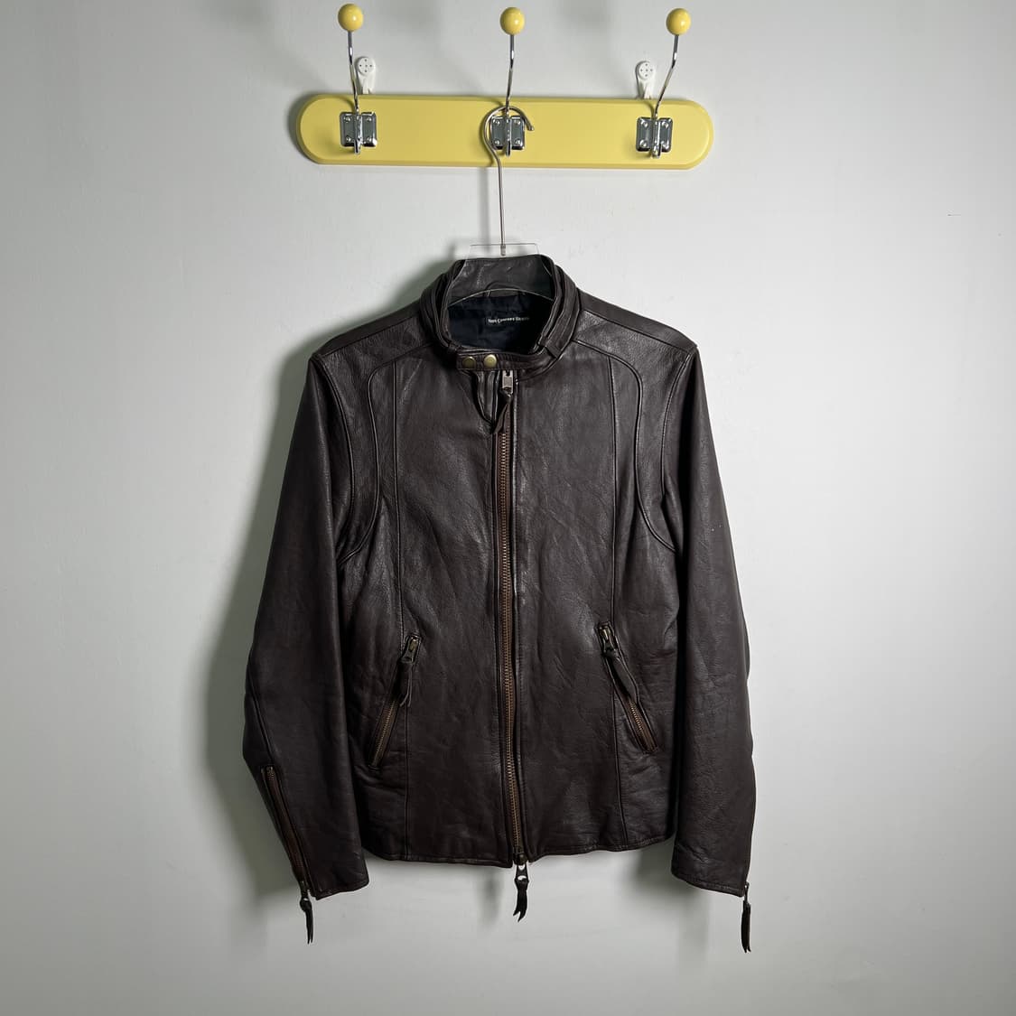 JPN VTG 빈티지 브라운 라이더 가죽 자켓 M 상품이미지1
