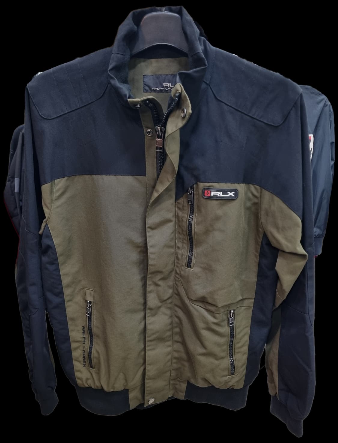 RLX 랄프로렌 남성 자켓 M 블랙/카키 상품이미지1