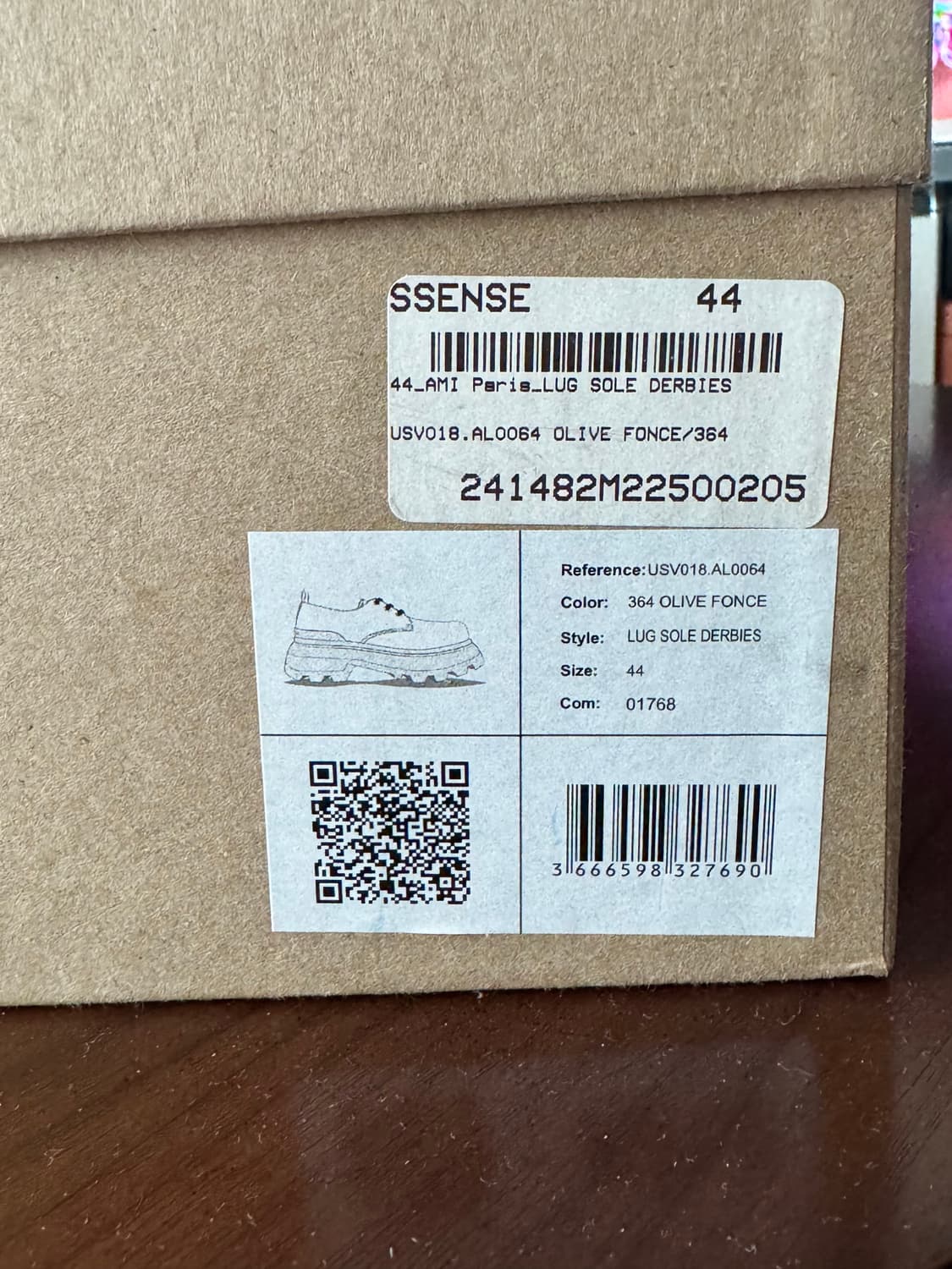 [정품/IT 44] 아미 파리스(Ami Paris) 럭 솔 더비 슈즈 ( 상품이미지10