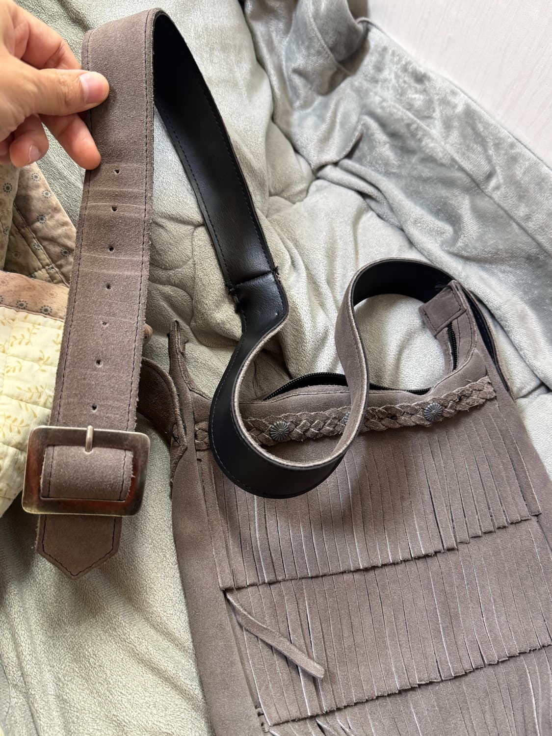 미네통카 프린지 크로스백 상품이미지4