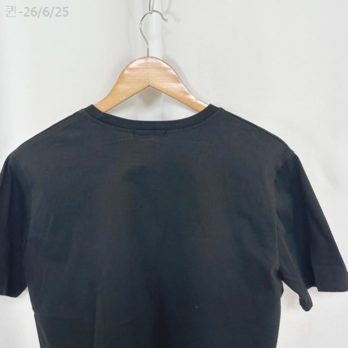 마리끌레르 여자 면 반팔티 검정 40 (44-66추천) 상품이미지9