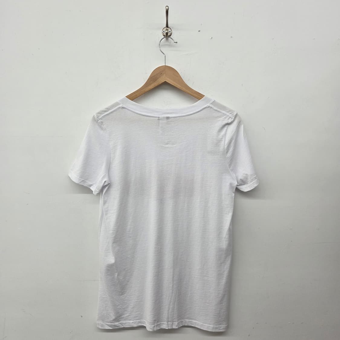 할리데이비슨 화이트 브이넥 반팔 티셔츠 여L 상품이미지5