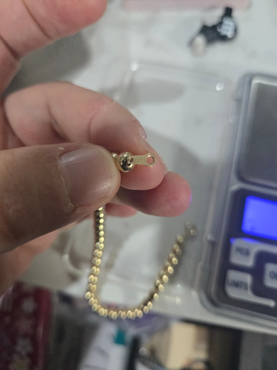 14k 옐로우골드 볼팔찌  상품이미지2