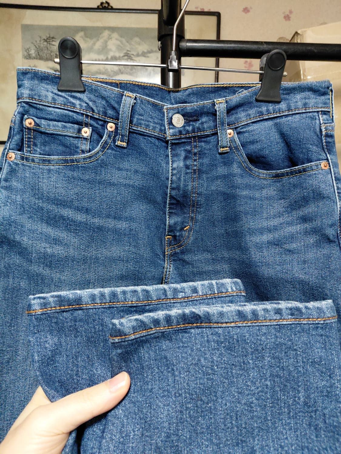 [리바이스502]테이퍼드핏 웜진 데님 청바지 30사이즈  상품이미지9