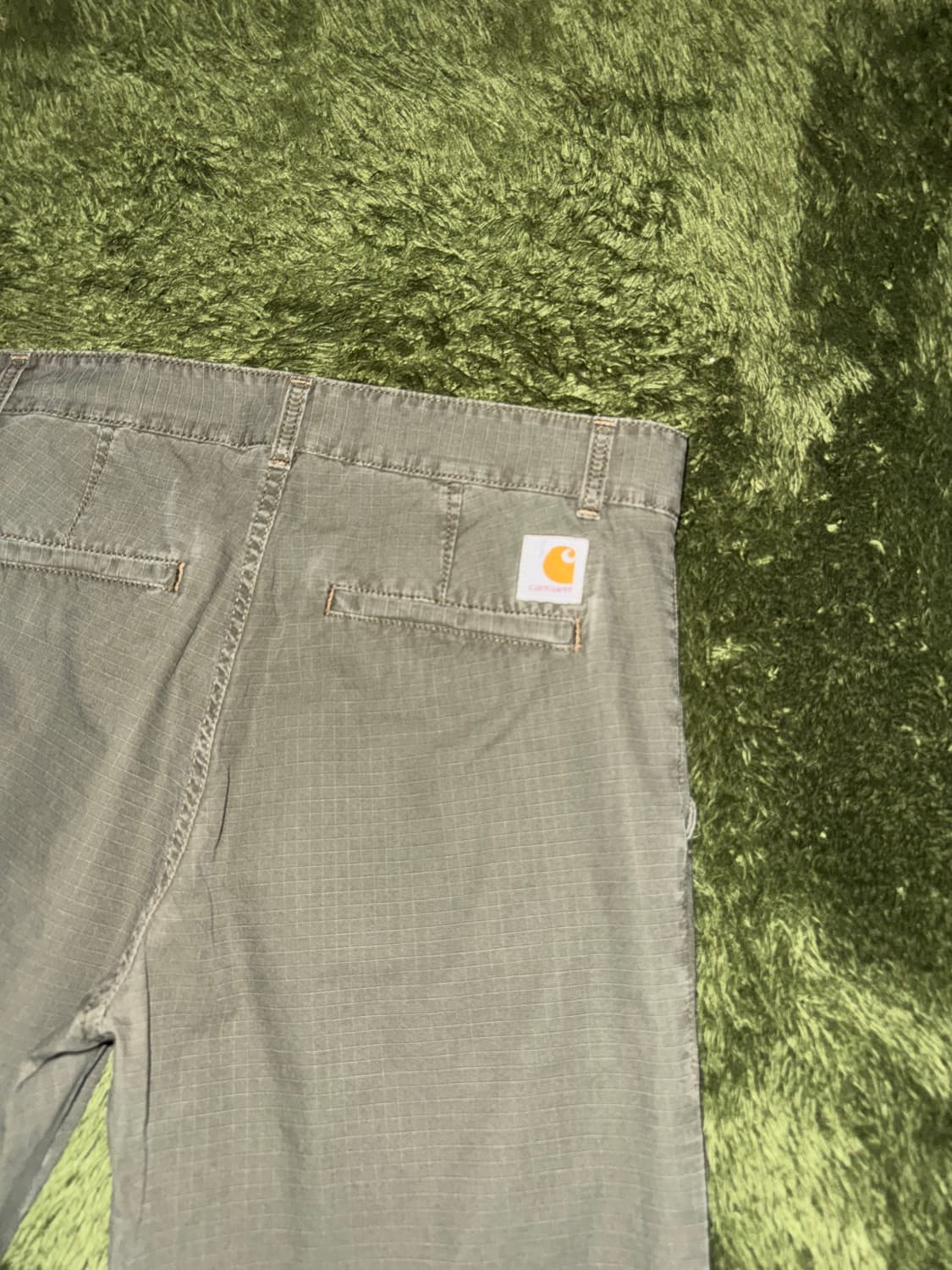 [32X32] 칼하트 WIP 립스탑 카고 CANE 팬츠 올리브 상품이미지9