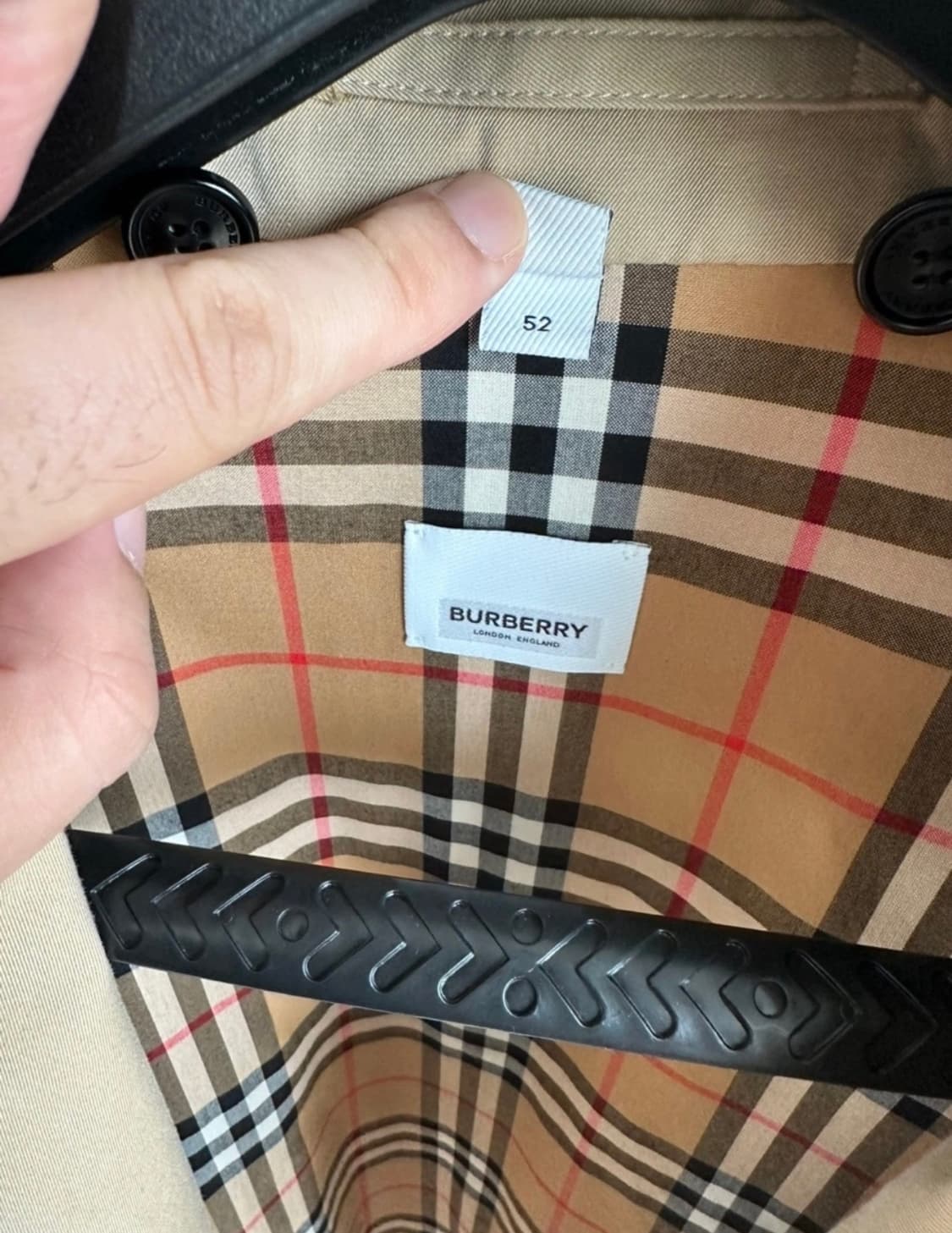 버버리 트렌치코트 캠든 52 (탈부착 가능 워머 포함) 상품이미지5