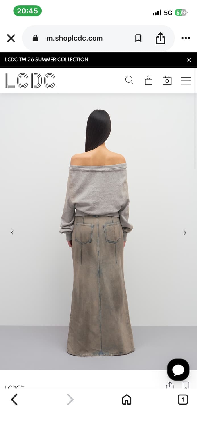 [LCDC] DIRTY WASHED DENIM SKIRT 상품이미지3