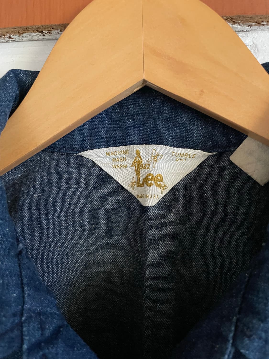 80s 빈티지 웨스턴 데님 셔츠 상품이미지3