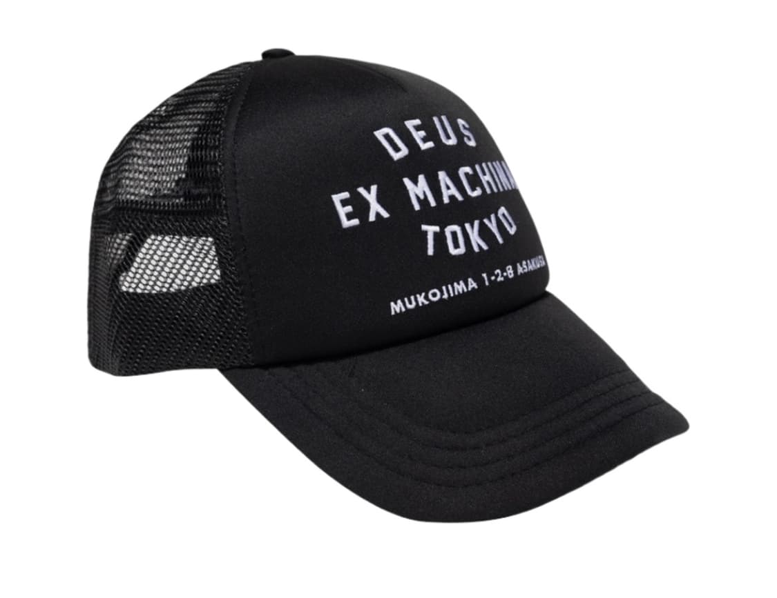 데우스 엑스 마키나 도쿄 아사쿠사 어드레스 트러커 캡 블랙 상품이미지1