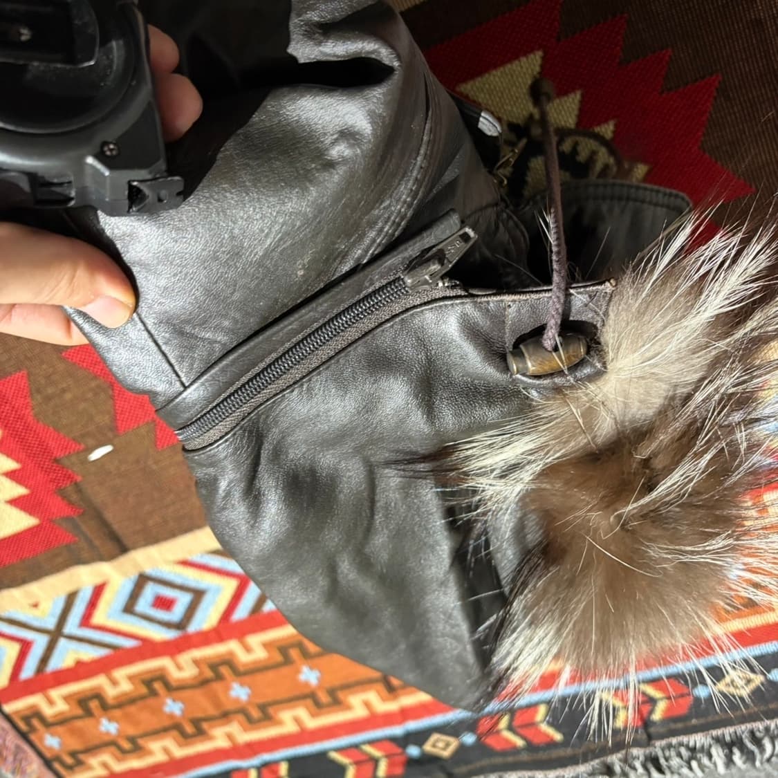 빈티지 양가죽100% 코트 레더자켓 상품이미지7