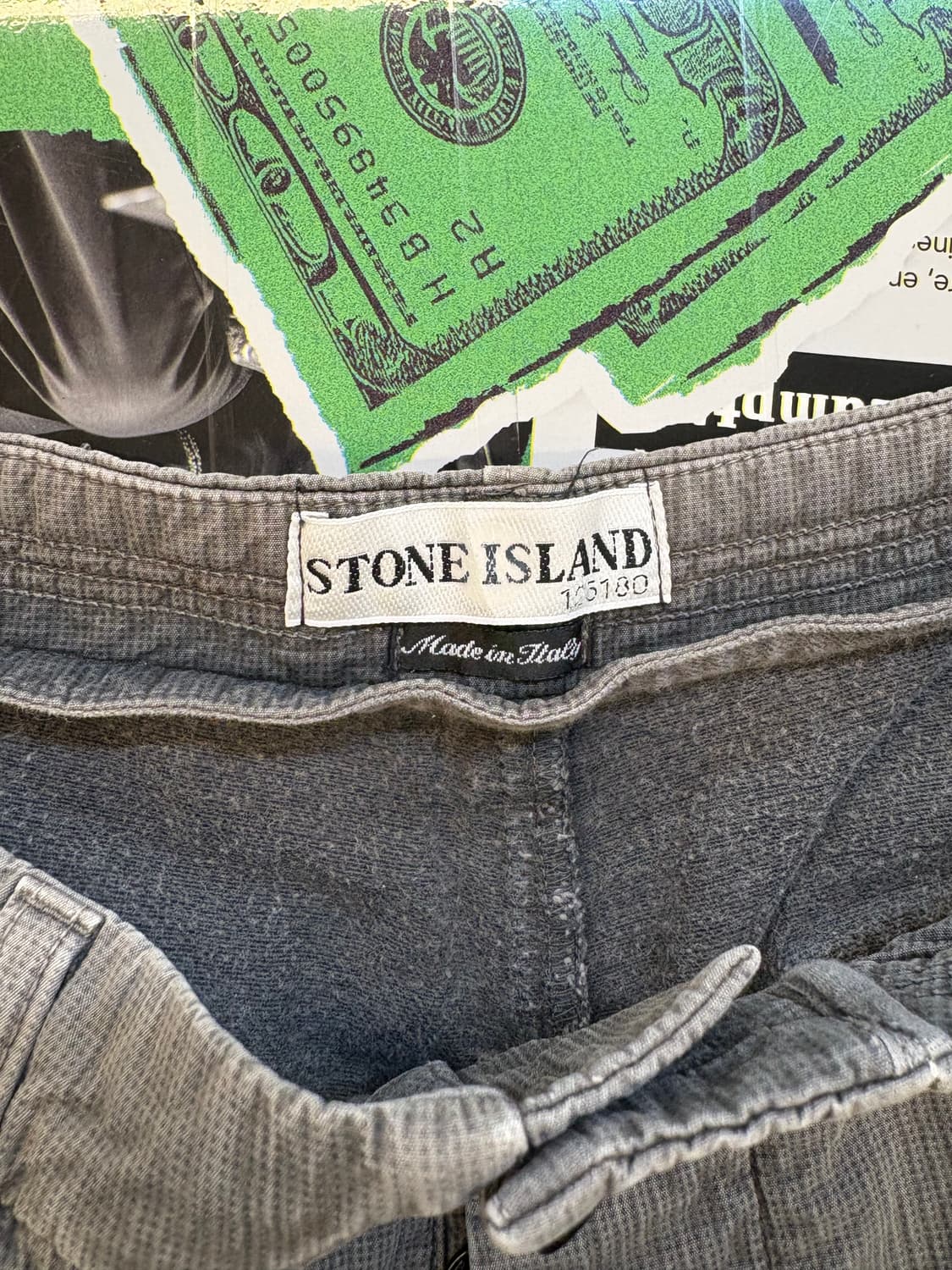 스톤아일랜드 코튼 가먼트다이드 팬츠 상품이미지3