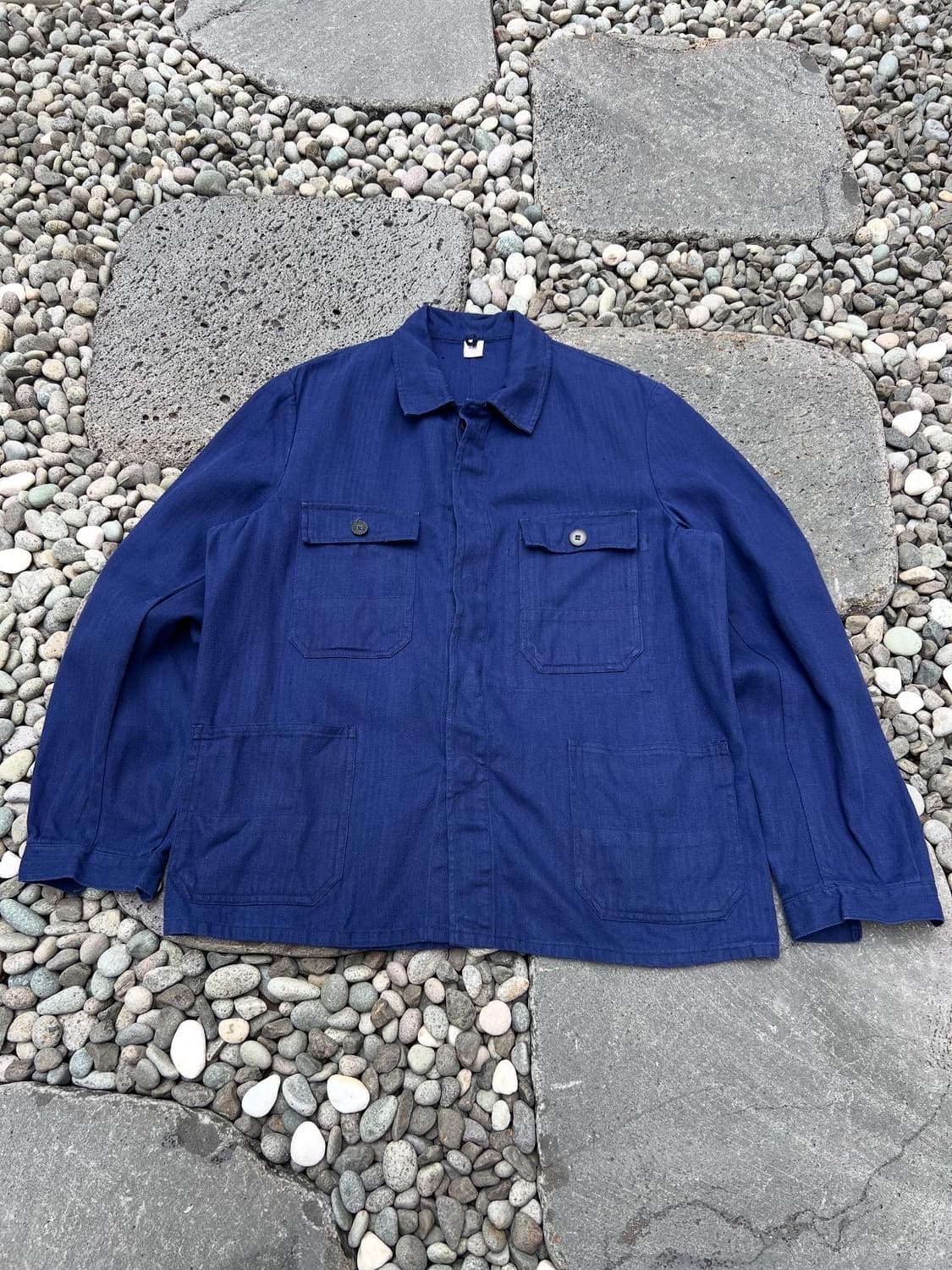(DEADSTOCK)OLD VINTAGE "HBT" 빈티지프렌치워크자켓 상품이미지1