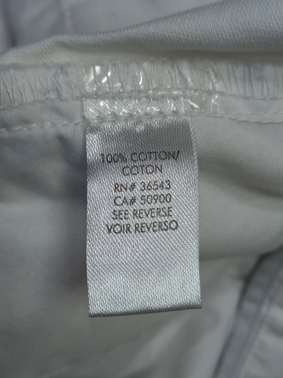 34 새상품 Calvin Klein 면 반바지 화이트 34-614 상품이미지6