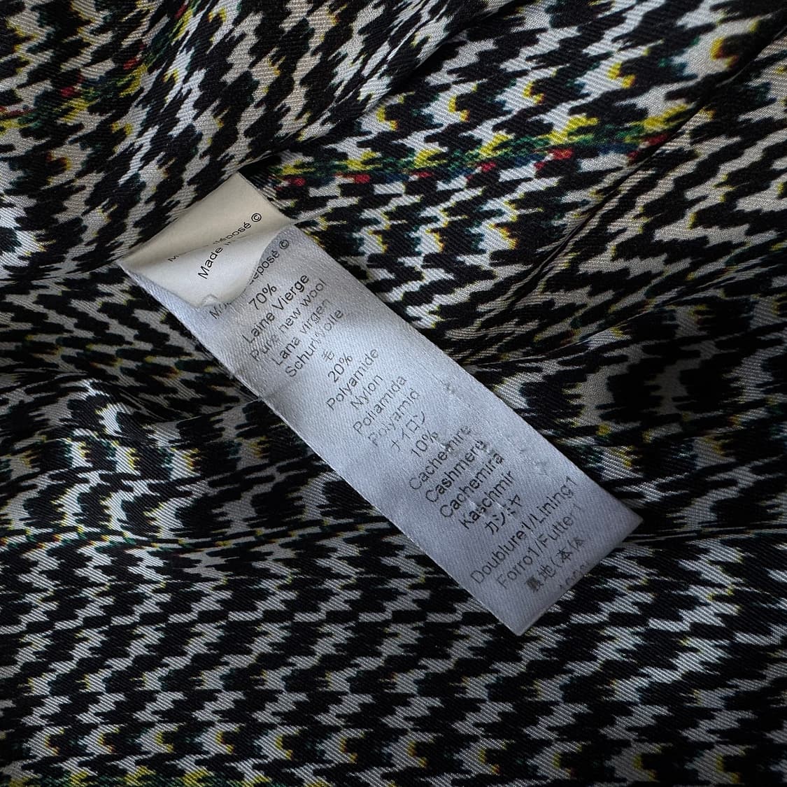 겐조 KENZO 울 캐시미어 롱 코트 상품이미지4