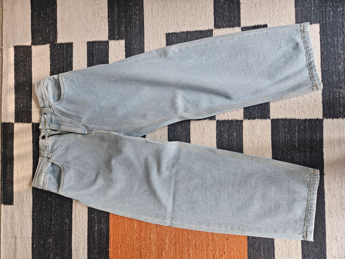 칼하트 WIP 브랜든 팬츠 블루 헤비 스톤 블리치드 M 상품이미지2