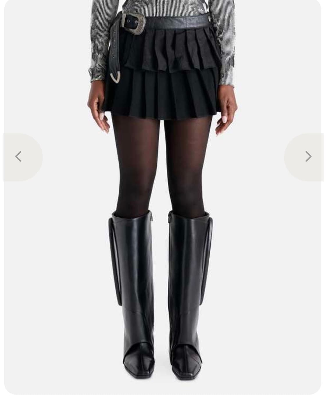 [34] 앤더슨벨포우먼 버디 더블 플리츠 스커트 상품이미지4