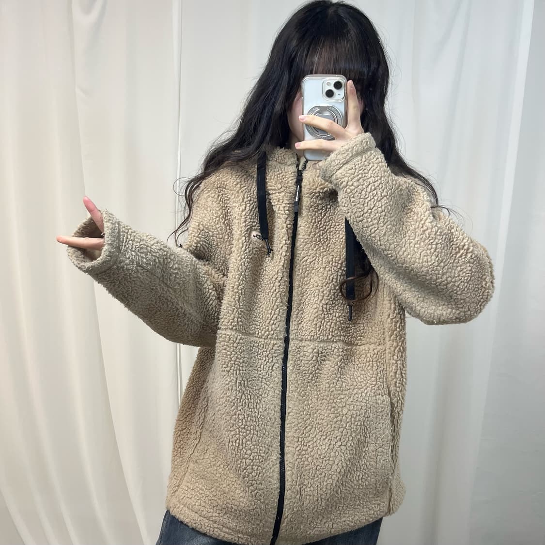 National Geographic Beige Fleece 상품이미지1