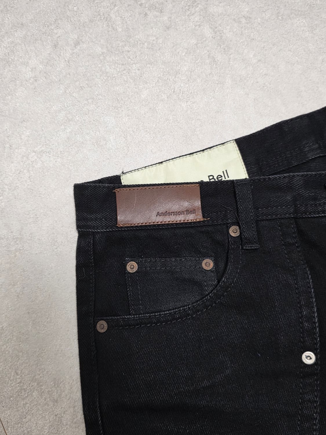 앤더슨벨 메튜 커브 진 apa499m(BLACK) 상품이미지3