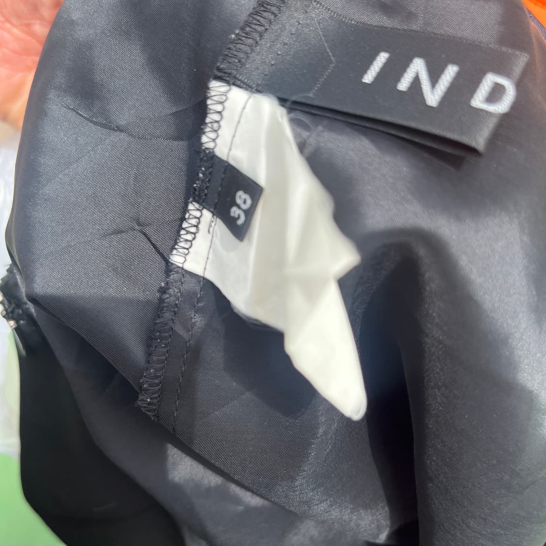 INDIVI Side Pleated Mini skirt 상품이미지4