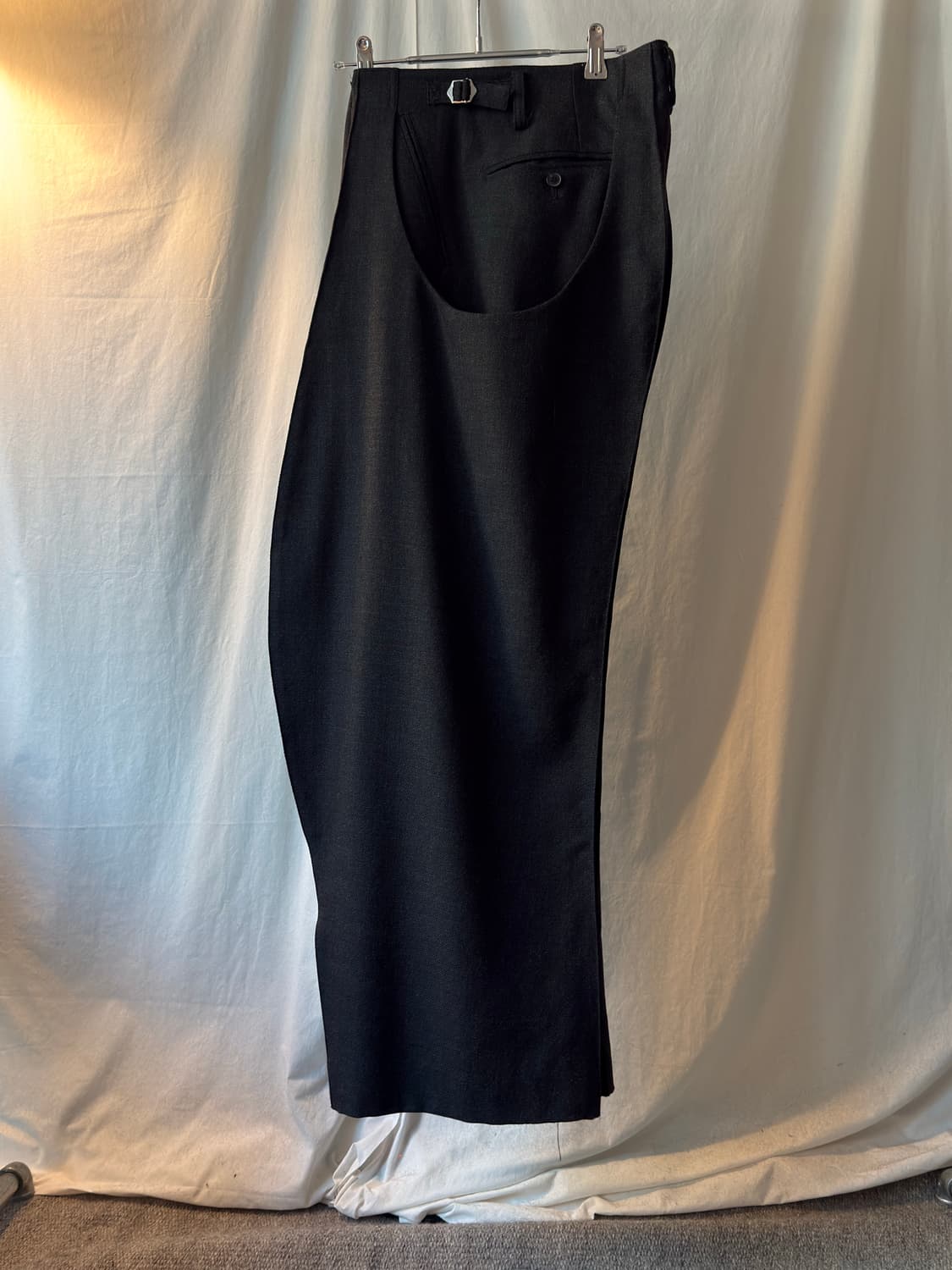 NVRFRGT S커브드 와이드 트라우저 상품이미지6