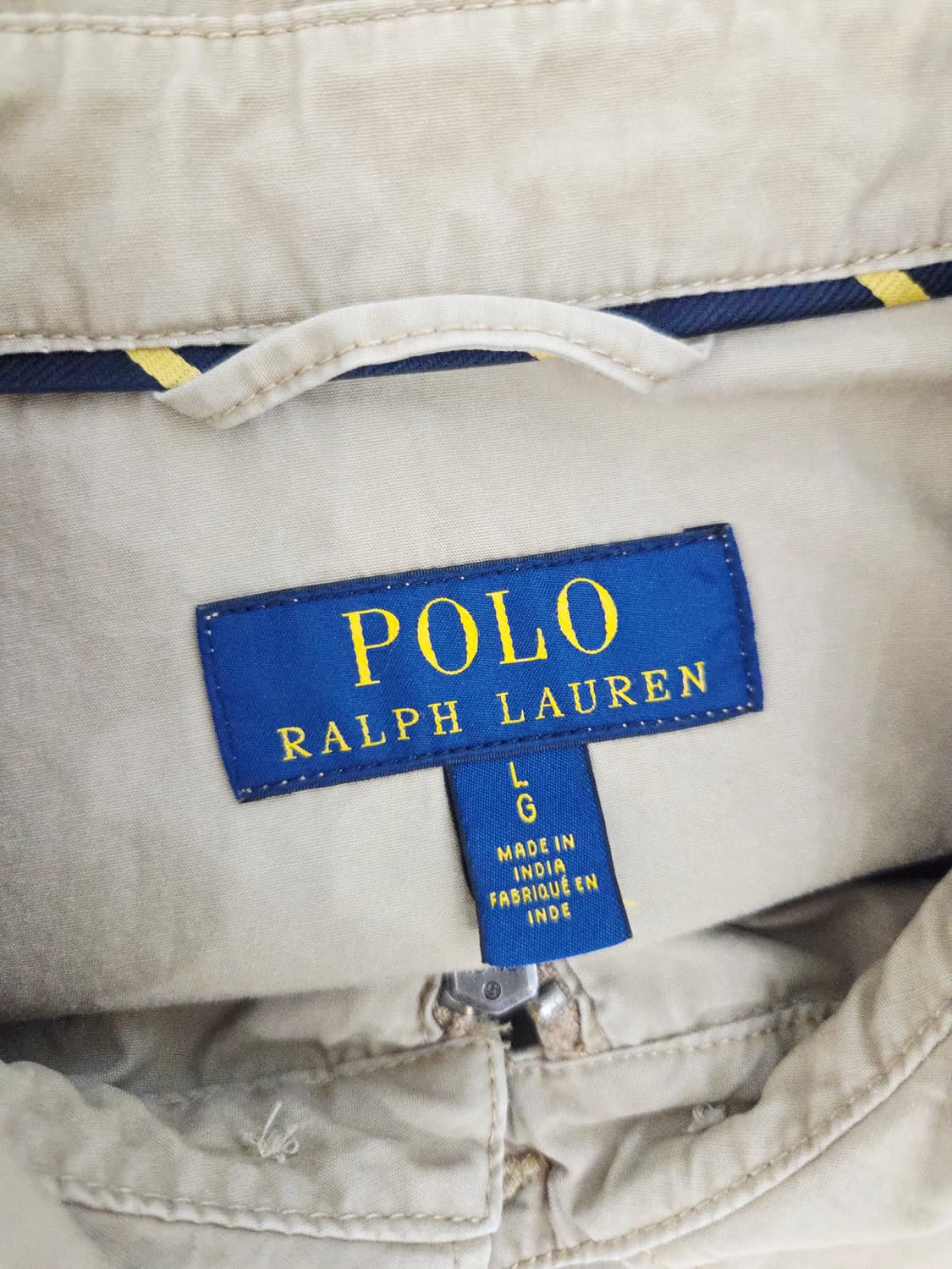 폴로 랄프로렌 코튼 해링턴 자켓 베이지 상품이미지7