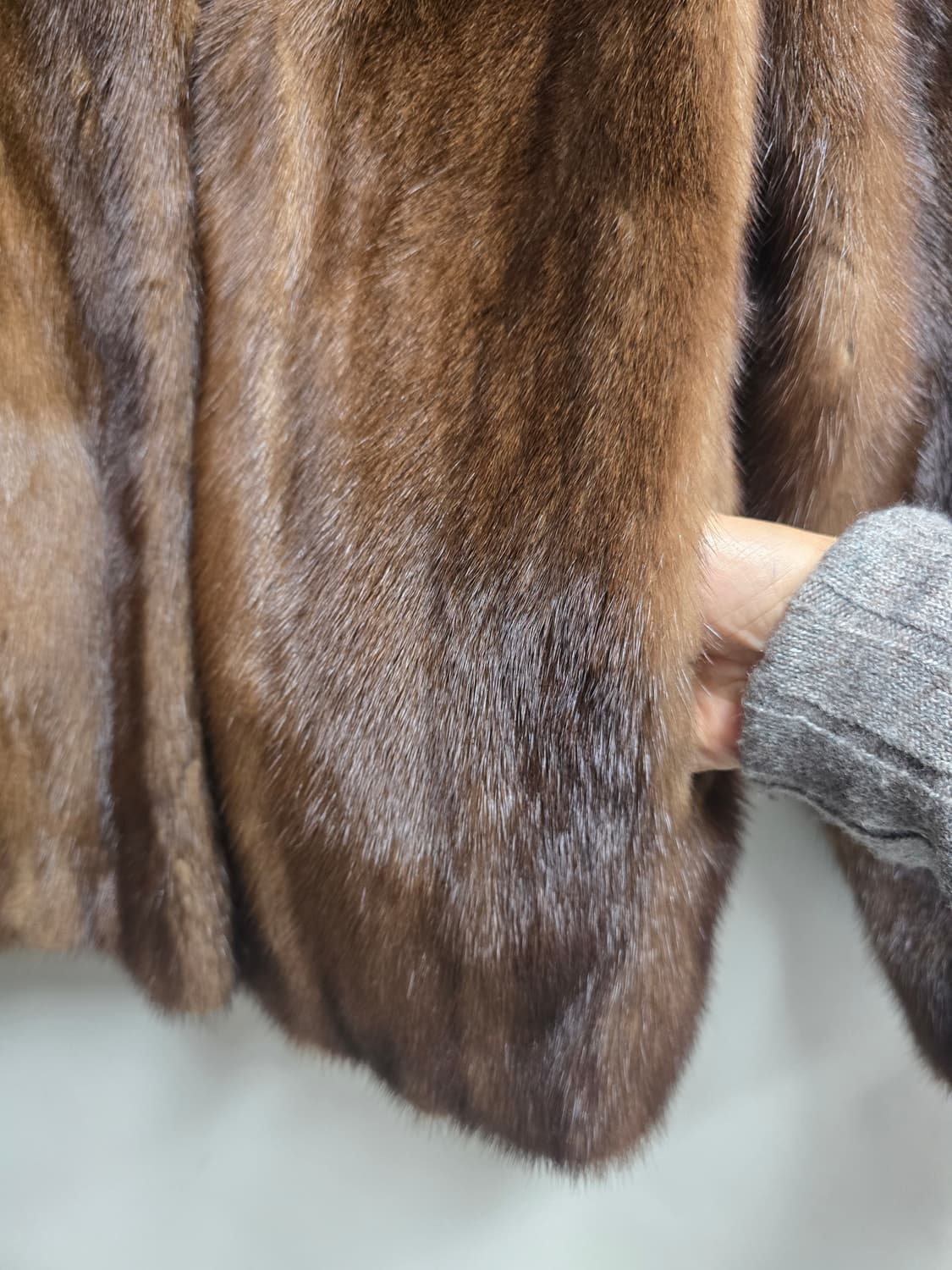 사가 밍크 (브라운색상)투톤 88 상품이미지3