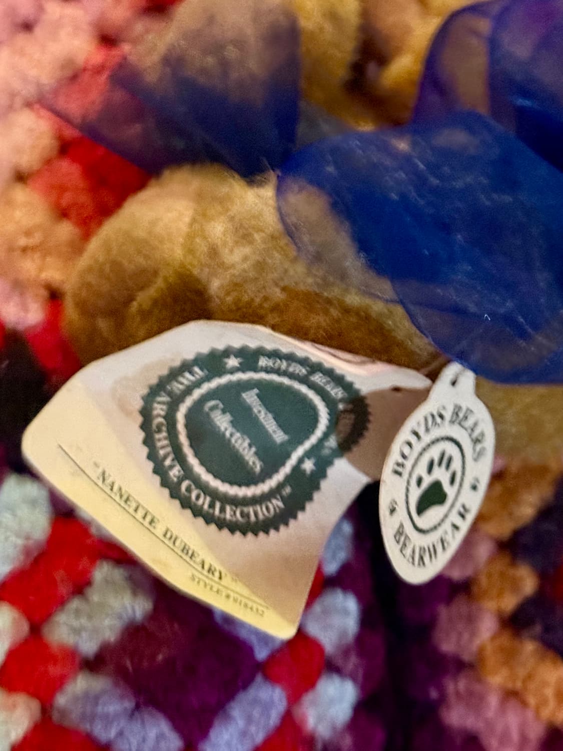 보이즈베어 꽃 장식 모자 곰인형 테디베어 상품이미지5