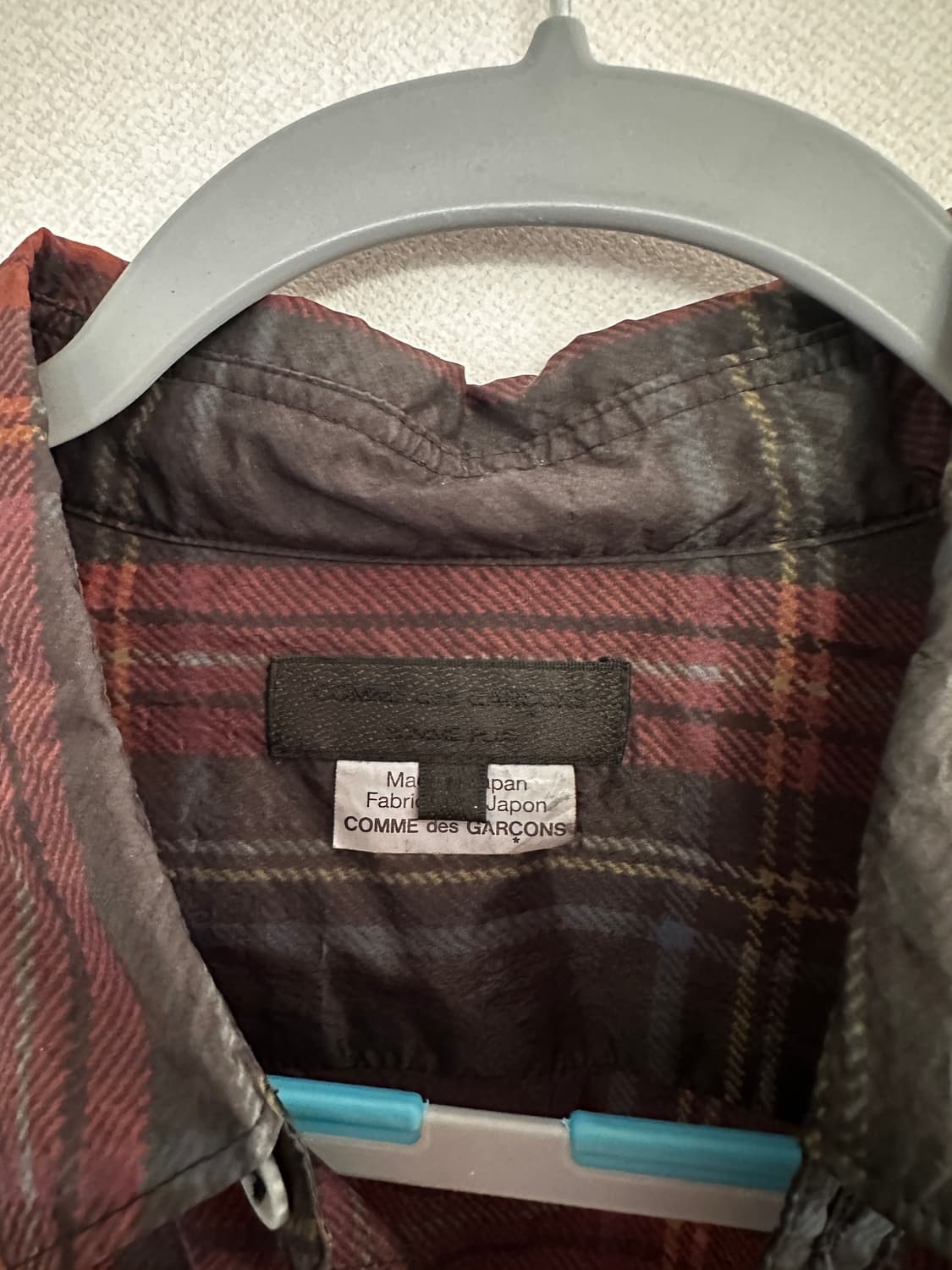 Comme des Garçons Plaid Button Down 상품이미지3