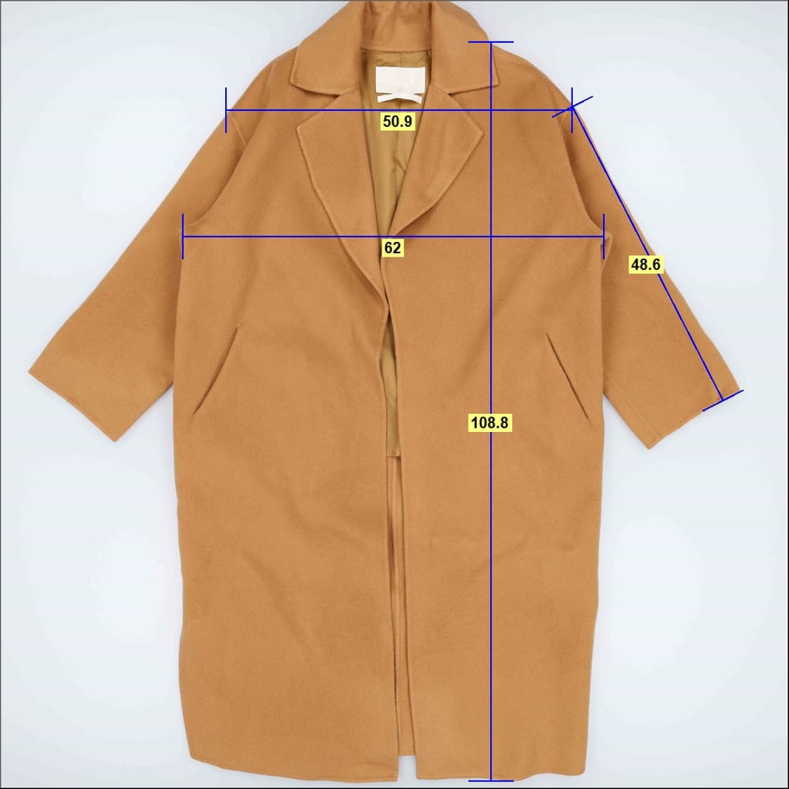 [F] 유메르 여성 핸드메이드 롱코트 1204HR1 상품이미지6
