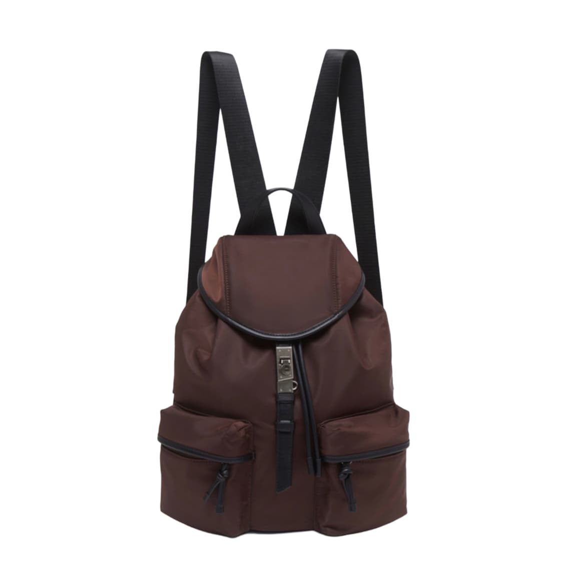Archiveepke 아카이브앱크 클립 럭색 나일론 백팩 브라운 상품이미지1
