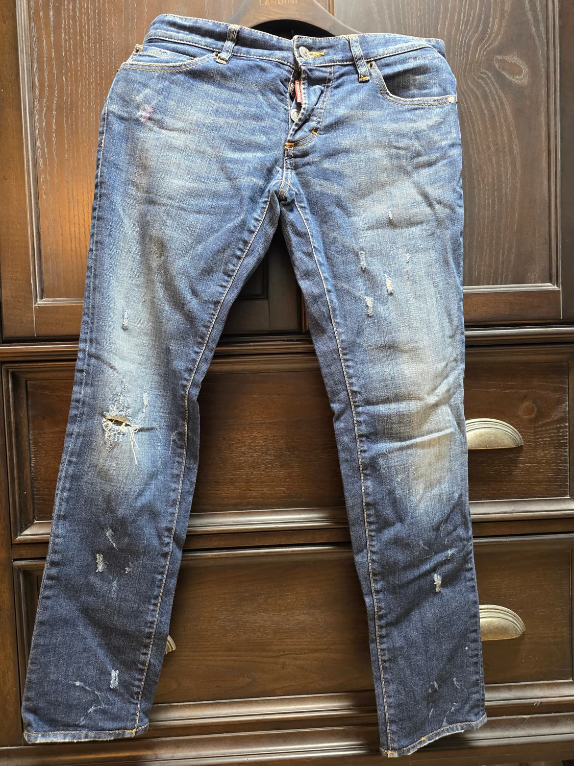 디스퀘어드2 데님 청바지 워싱진 46사이즈입니다 상품이미지1