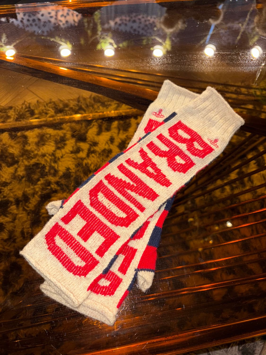 Vivienne westwood long knit glove 상품이미지5