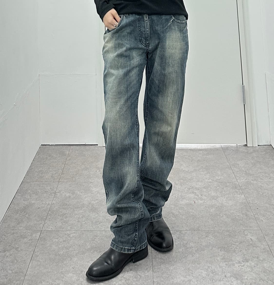 Hazzys washing denim pants 상품이미지1