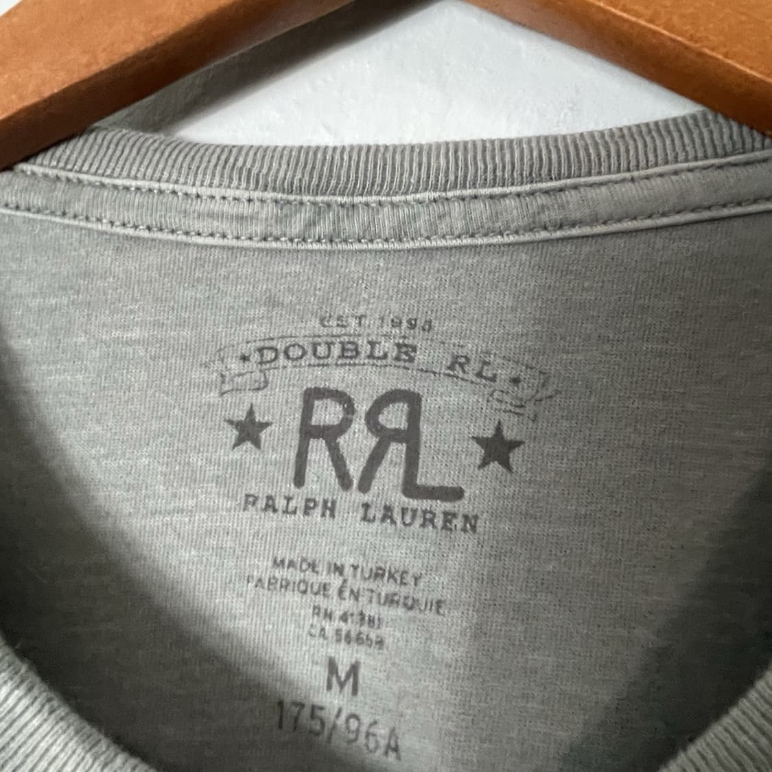  랄프로렌 RRL 가먼트 다이 저지 에어포스 그래픽 티셔츠 상품이미지3