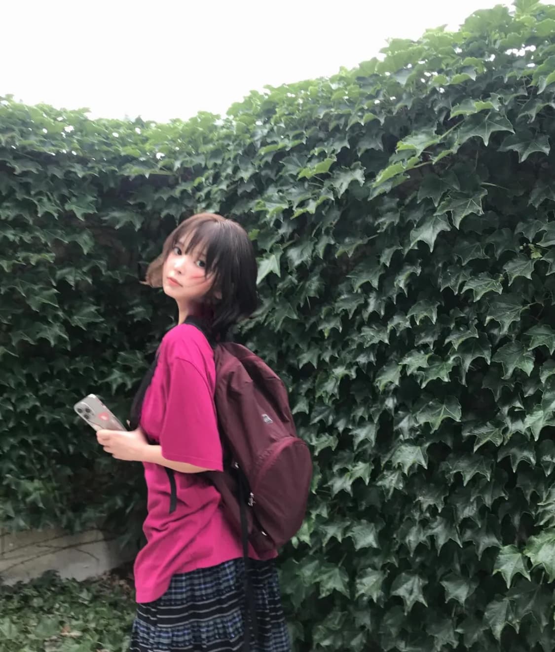 무음 네스트 백팩 Nest Backpack (Plum Red) 상품이미지1
