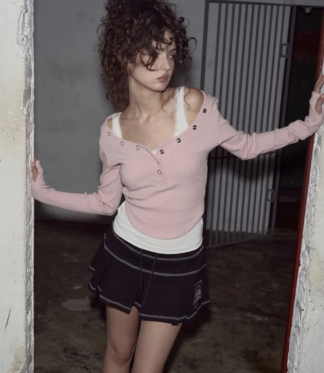 플리즈노팔로우 플노팔 Bunny Snap Button Top ( Ver. 상품이미지1