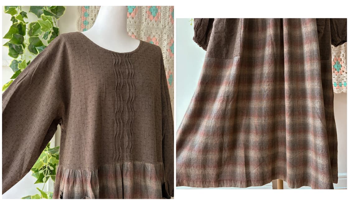 셀니빈티지 모리걸 코디세트 에이프런 원피스 사만사모스 티셔츠 상품이미지6