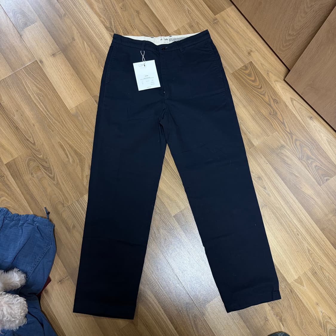 새상품) POTERRY 포터리 워시드 테이퍼드 팬츠 다크네이비 상품이미지9