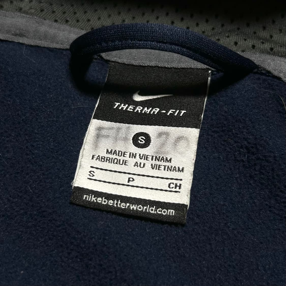 [L] Nike USA 나이키 시라큐스 네이비 폴리 후드티 상품이미지5