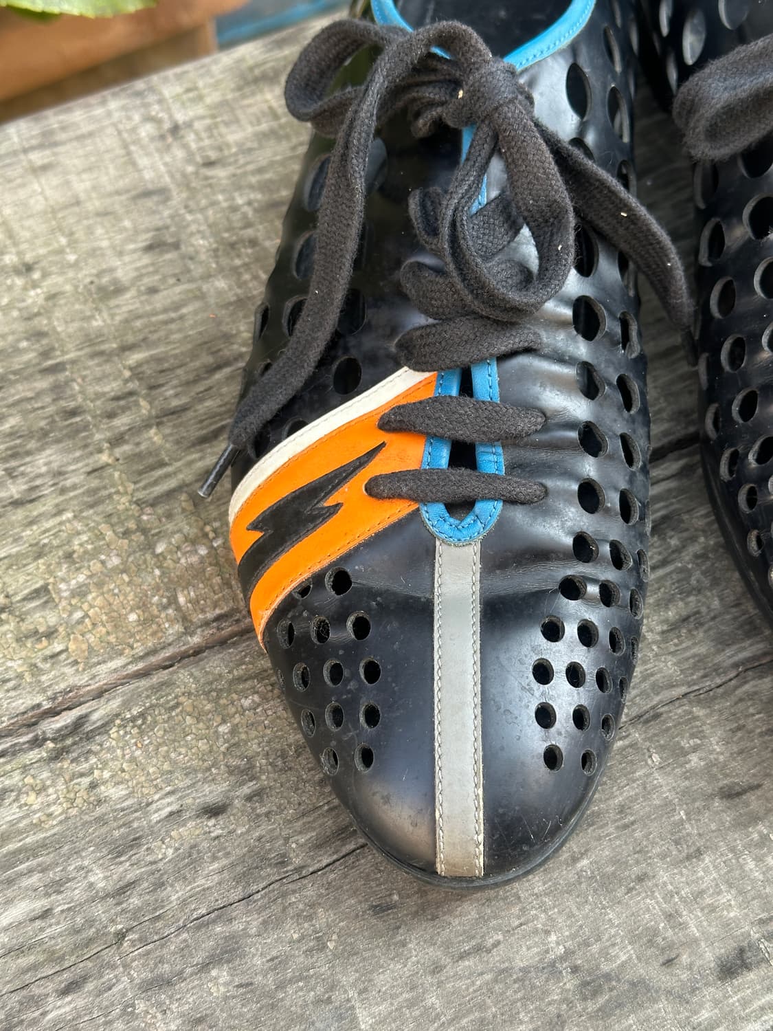 Prada Vintage Lightning Cut-Out Sneakers 상품이미지4