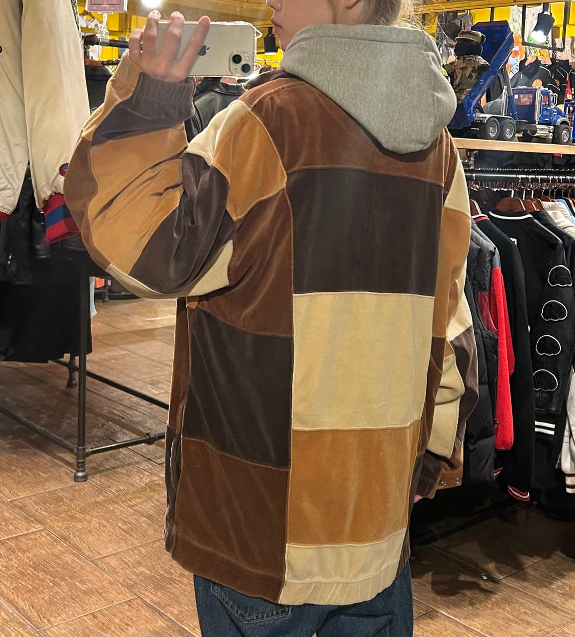 [HI] VTG 브라운 후드 집업 상품이미지5