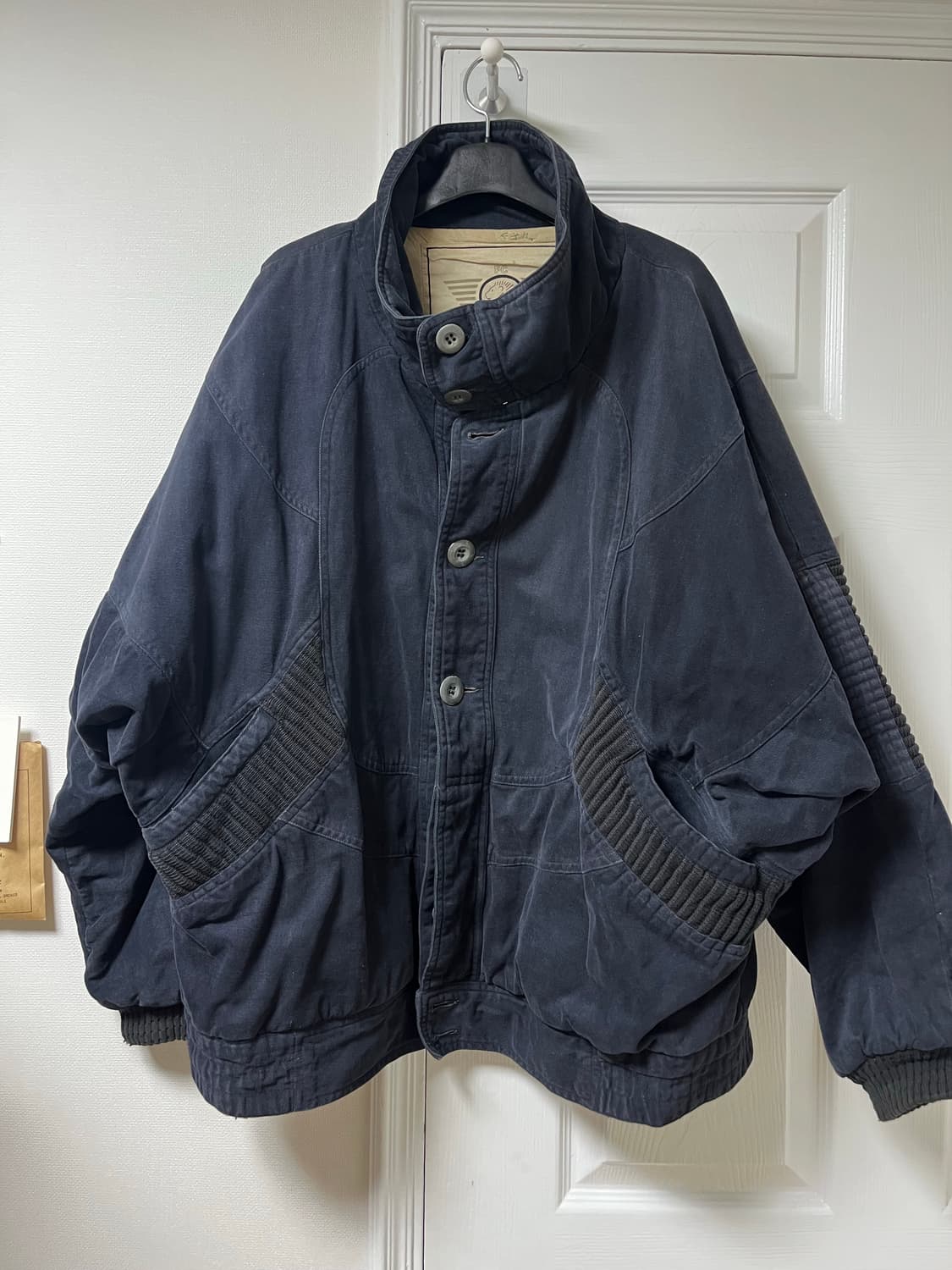 네이비 디테일 자켓 상품이미지2