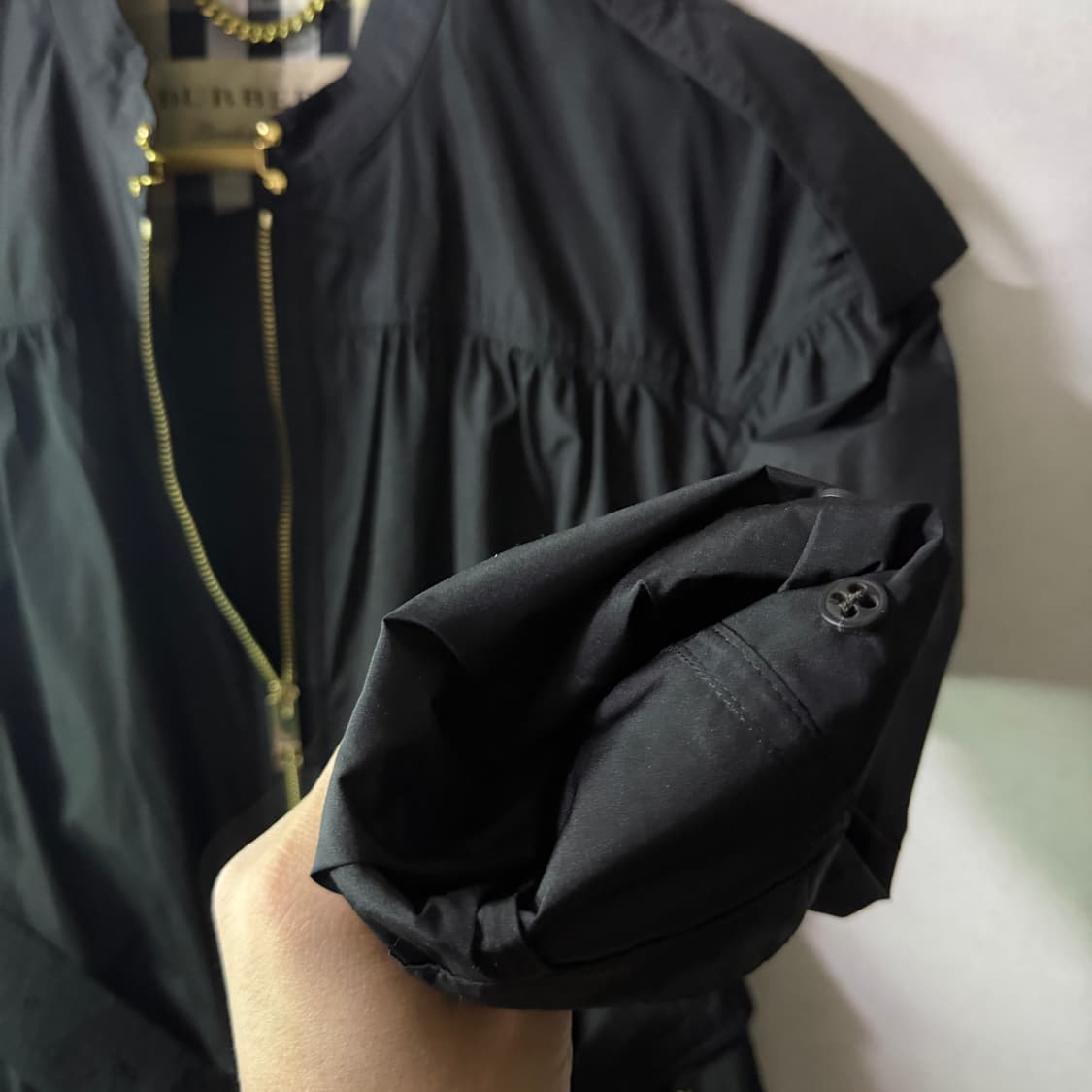 버버리 여성 폴리 견장 코트 (표기사이즈 US2, 55정도) 상품이미지7