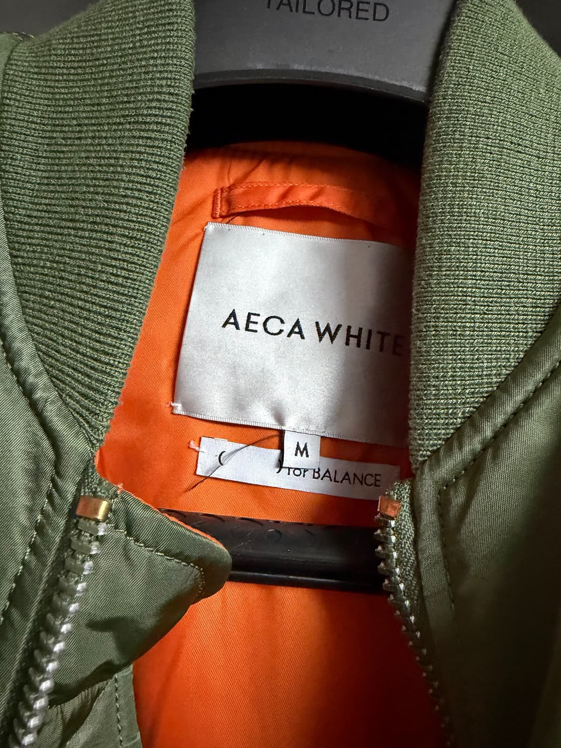 알파인더스트리 에이카화이트 콜랍 MA-1 상품이미지6