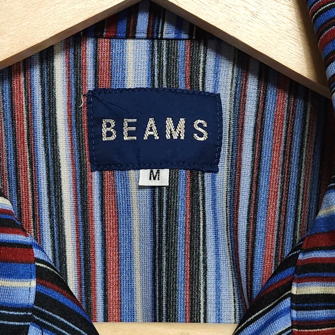 여성55~66)BEAMS 빔즈 스트라이프 크롭 셔츠 상품이미지6