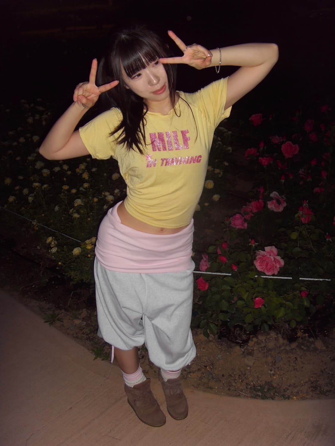 Foldover capris (pink) 상품이미지9