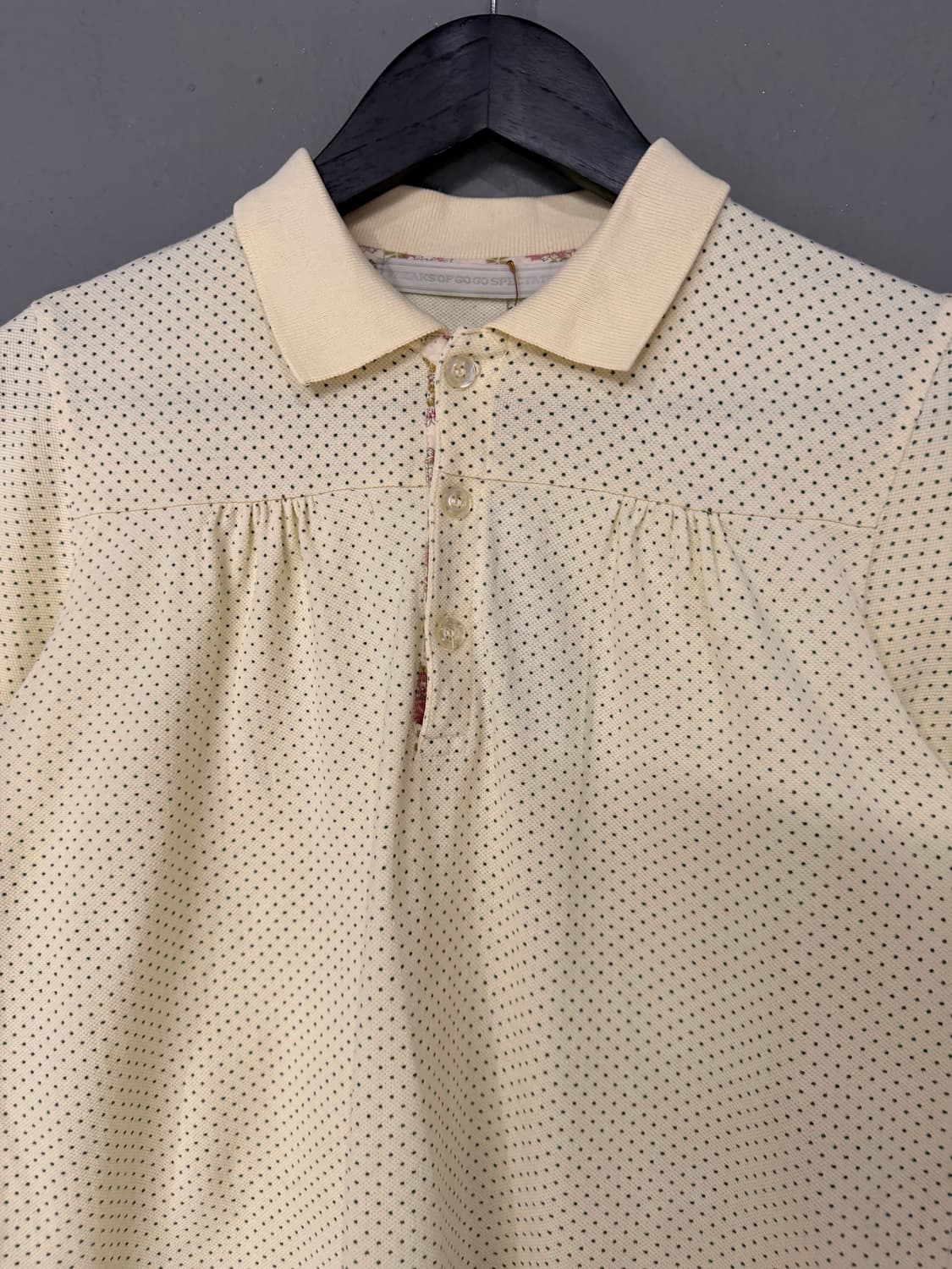 yellow dot pattern collar tee  상품이미지6