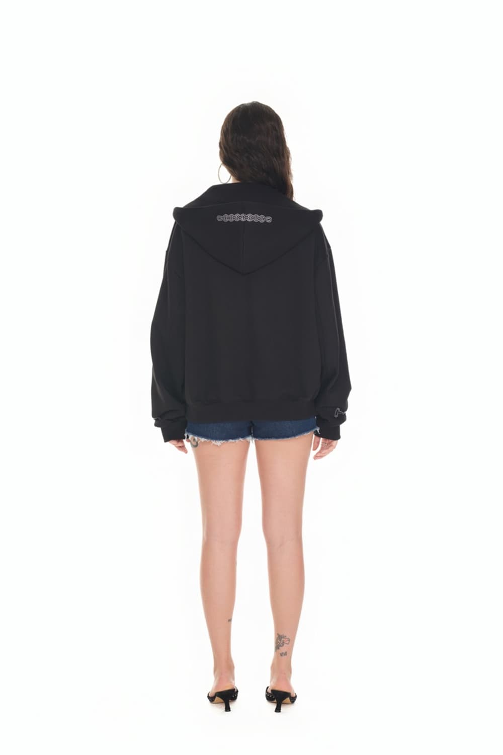 (택O) 투머치택스 웨스턴 핫픽스 후드집업 (블랙) 상품이미지4